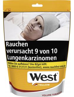 West Yellow Volume Tobacco Zip Bag
