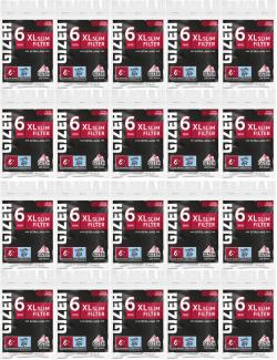 Gizeh Drehfilter Black XL Slim Filter 6mm