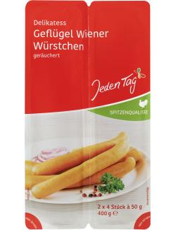 Jeden Tag Delikatess Geflügel Wiener Würstchen