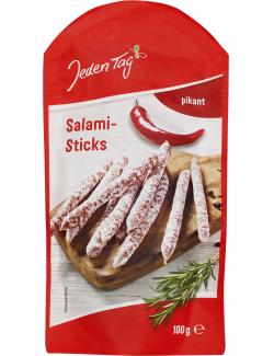 Jeden Tag Salami Sticks pikant