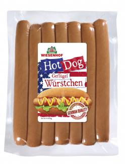 Wiesenhof Hot Dog Geflügel Würstchen