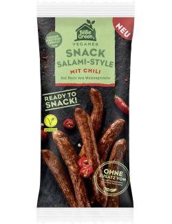 Billie Green veganer Snack Salami Chili Style