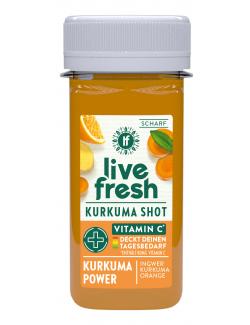 LiveFresh Kaltgepresster Shot Kurkuma Power