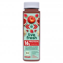 LiveFresh Pflanzlicher Proteindrink Himbeere