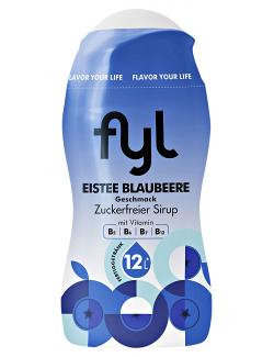 Fyl zuckerfreier Sirup Eistee Blaubeere Geschmack