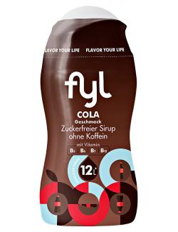 Fyl zuckerfreier Sirup Cola Geschmack