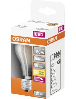 Osram LED Superstar Classic A60 7W E27 warmweiß dimmbar