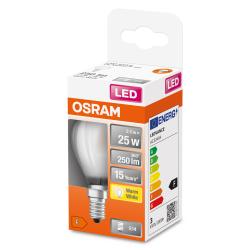 Osram LED Star Classic P25 Retrofit 2,5W E14 matt warmweiß