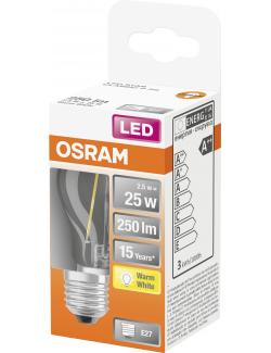 Osram LED Star Classic P25 2,5W E27 warmweiß