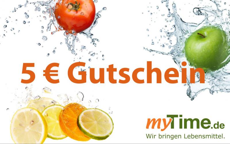 myTime.de Gutschein 5 EUR