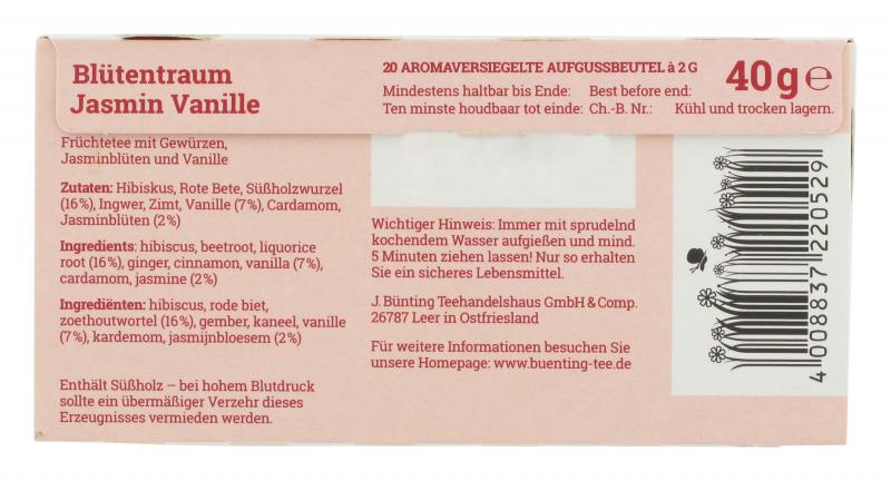 Bünting Blütentraum Jasminblüte Vanille