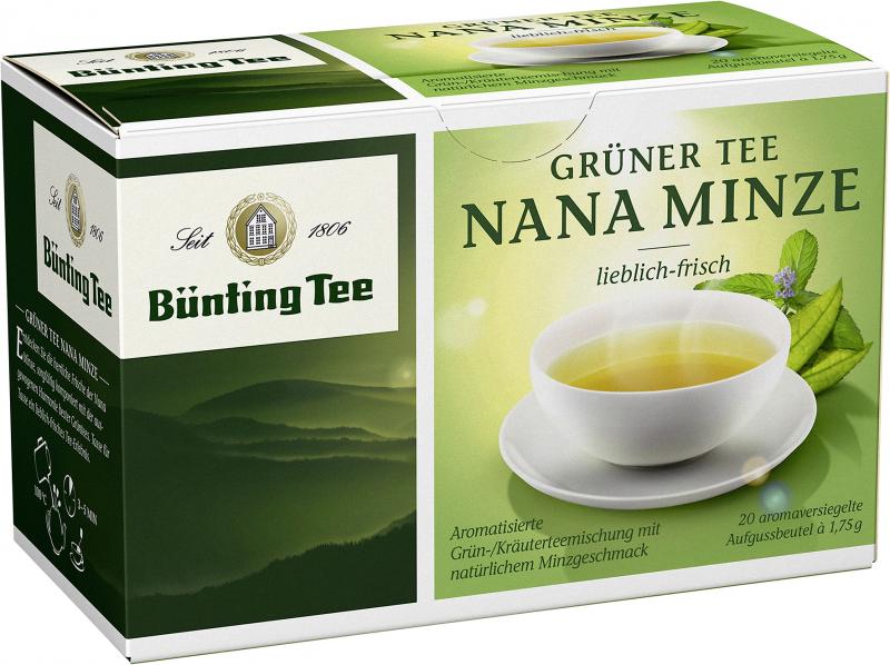 Bünting Grüner Tee Nana Minze