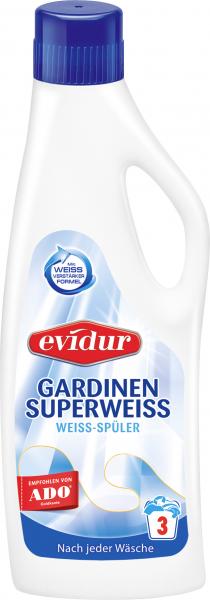 Evidur Gardinen superweiß
