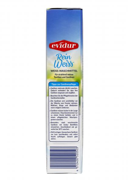 Evidur Gardinen reinweiß 10WL