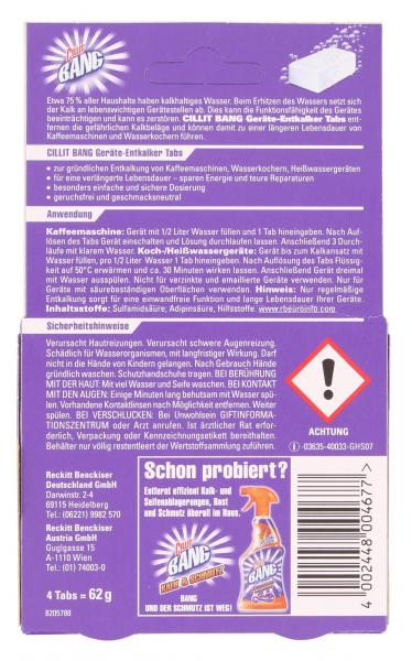 Cillit Bang Geräte-Entkalker-Tabs