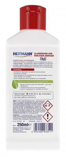 Heitmann Glaskeramik und Edelstahl Reiniger