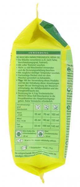 Frosch Citrus Voll-Waschpulver 18WL
