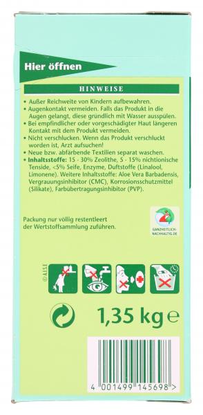 Frosch Aloe Vera Color-Waschpulver 18WL
