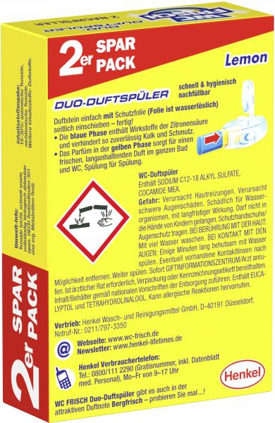 WC Frisch Duo-Duftspüler Nachfüller Citrus