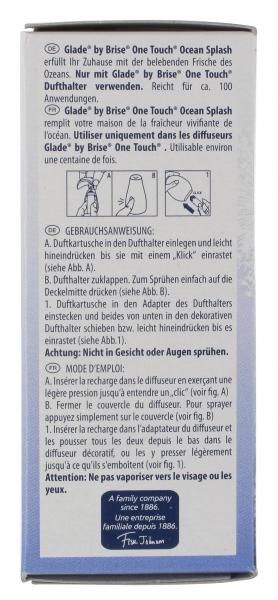 Glade by Brise One Touch Minispray/Nachfüller Ocean Splash