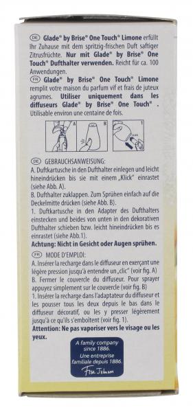 Glade by Brise One Touch Minispray Nachfüller Limone