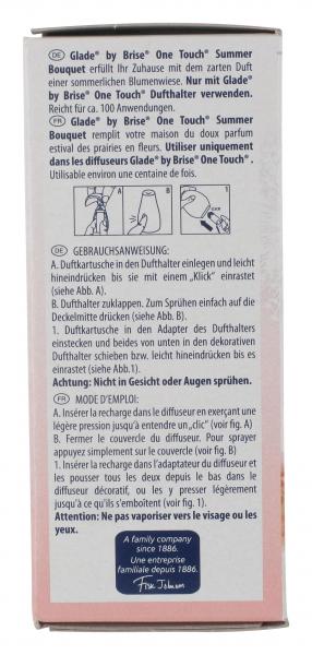 Glade by Brise One Touch Minispray/Nachfüller Summer Bouquet
