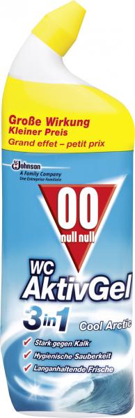 Null-Null WC AktivGel 3in1 Cool Arctic