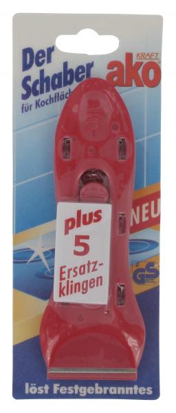 Ako Schaber für Kochflächen plus 5 Klingen