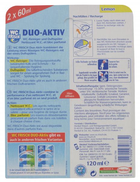 WC Frisch Duo-Aktiv-Nachfüller Lemon