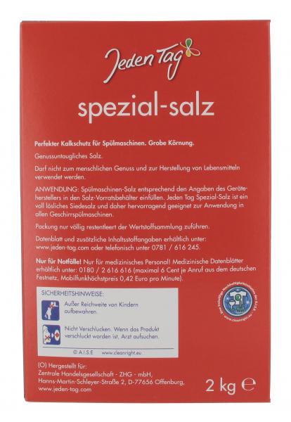 Jeden Tag Spülmaschinen-Spezialsalz