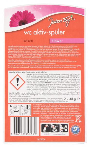 Jeden Tag WC Aktiv-Spüler Floral
