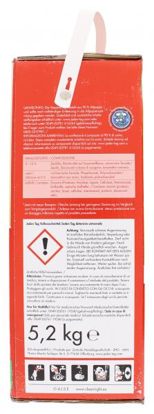 Jeden Tag Vollwaschmittel Pulver 80WL