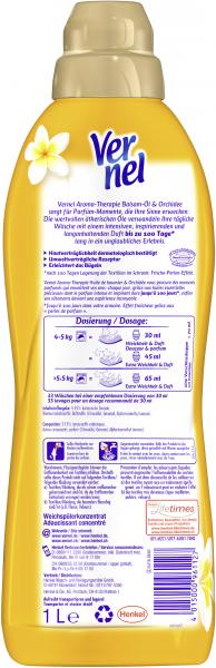 Vernel Weichspüler Aroma Therapie Balsam-Öl & Orchidee