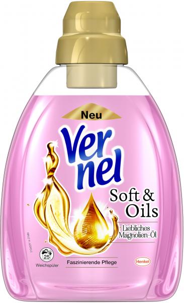Vernel Weichspüler Soft & Oils Liebliches Magnolien-Öl