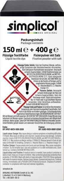 Simplicol Textilfarbe Intensiv Samt-Schwarz