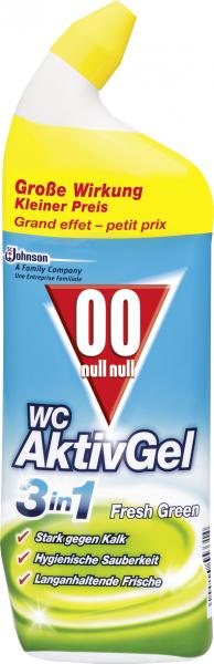 Null-Null WC AktivGel 3in1 Fresh Green