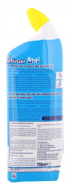 Null-Null WC AktivGel 3in1 Fresh Green