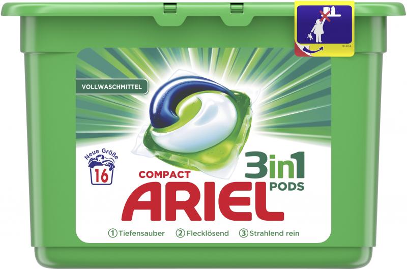 Ariel Compact 3in1 Pods Vollwaschmittel