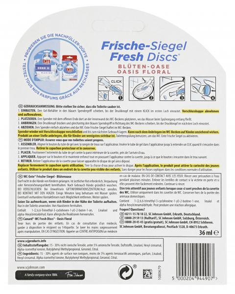 WC-Ente Frische Siegel Blüten Oase
