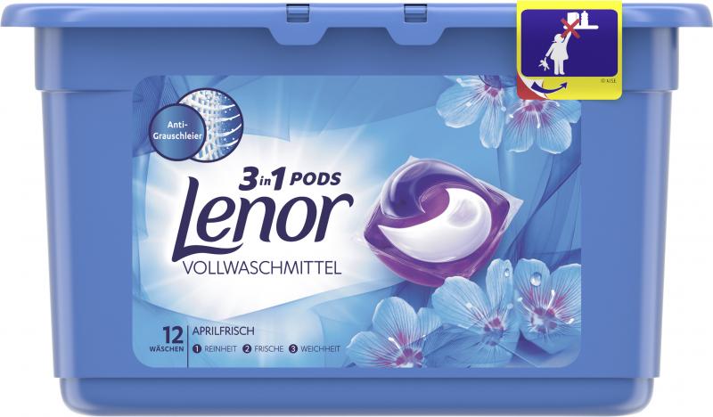 Lenor 3in1 Pods Vollwaschmittel Weiße Wasserlilie