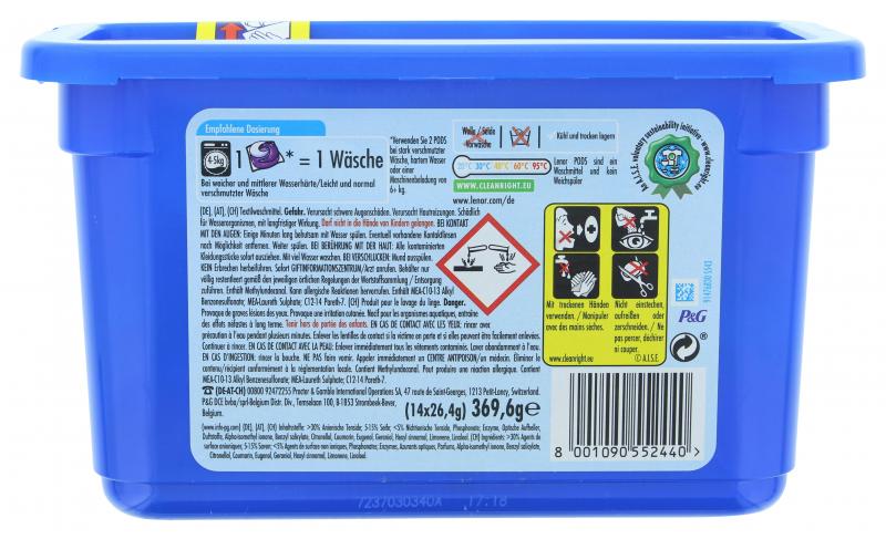 Lenor 3in1 Pods Vollwaschmittel Weiße Wasserlilie