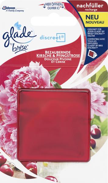 Glade by Brise Discreet Nachfüller Bezaubernde Kirsche & Pfingstrose