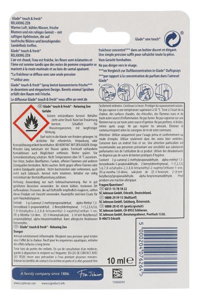 Glade Touch & Fresh Minispray Halter Relaxing Zen