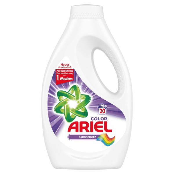 Ariel Color Flüssigwaschmittel Farbschutz 20 Waschladungen
