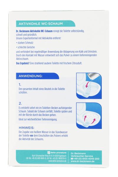 Dr. Beckmann Aktivkohle WC-Schaum