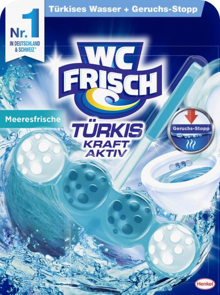 WC Frisch Kraft-Aktiv Duftspüler Türkis Meeresfrische