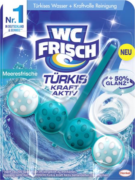 WC Frisch Kraft-Aktiv Duftspüler Türkis Meeresfrische