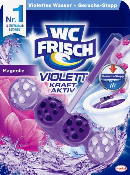 WC Frisch Kraft Aktiv Duftspüler Violett Magnolie