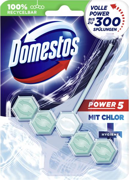 Domestos WC-Stein Power 5 mit Chlor