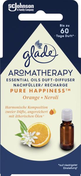 Glade Aromatherapy Essential Oisl Duft-Diffuser Pure Happiness Nachfüller Orange